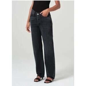 Agolde Charcoal Straight Leg Jeans
